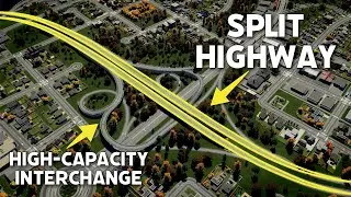 Dividing the Highway, Doubling Capacity | Cities: Skylines 2