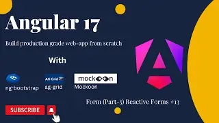Angular 17 Forms(Part-5) Reactive form with ng-bootstrap & ag-grid
