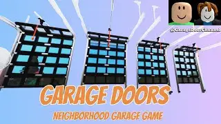 Garage Doors in Roblox | The Neighborhood Garage Game