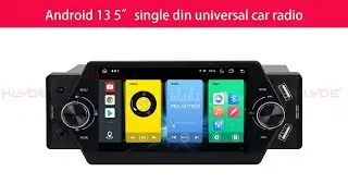 KLYDE new arrival 5inch single din universal car stereo with 4G sim card slot