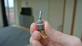 Mini metal toggle switch sound effect stereo HQ 96kHz