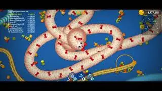 Wormszone.io Biggest Snake🐍 || World's biggest snake || World record build up 😱|| 137 Snake defeated