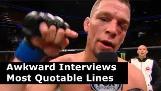 Most Awkward Interviews & Quotable Lines in MMA - UFC