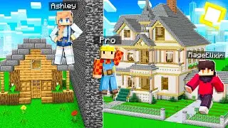 I Cheated with a PRO BUILDER in a Minecraft Build Battle