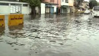 Enchente em São Vicente
