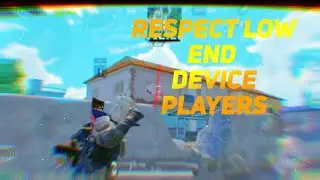 RESPECT LOW END DEVICE PLAYERS | PUBG LOW END DEVICE MONTAGE | REDMI NOTE 6 PRO