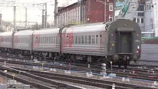 Отправление с Московского вокзала поезда 59 