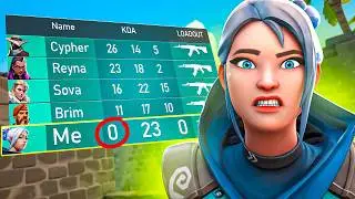 Winning in VALORANT With NO KILLS