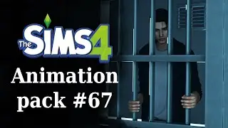 Animation Pack #67 - in prison | Анимации Симс 4 - в тюрьме (Download)