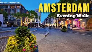🇳🇱 Pretty Quiet Monday in Amsterdam 4K Walking Tour 2024