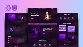 Build a Stunning React js Personal Portfolio Project in 2024 from Scratch Step by Step Tutorial