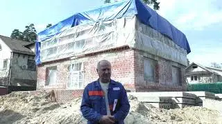 Зимнее строительство, и немного о трудностях этого строительного сезона.