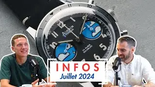 #INFOS - 4 actualités horlogères marquantes du mois de Juillet 2024