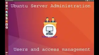 Ubuntu Server 22.04 Administration- 07 - Users and access management - Tamil # How to Create User