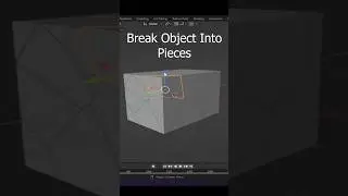 Break Object Into Pieces || Blender 