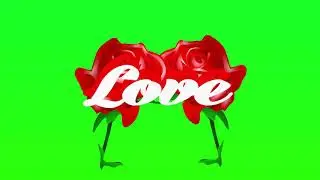 Green Screen Effects | Love Effect Text Animation Green Screen