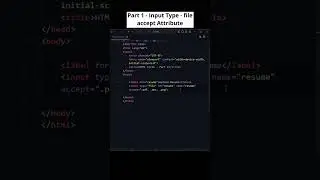 Mastering HTML Input Type: File with Accept Attribute! 
