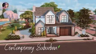 CONTEMPORARY SUBURBAN||SPEEDBUILD-The Sims 4 [NOCC]