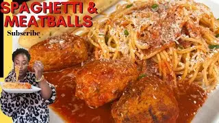 Easy SPAGHETTI & MEATBALLS ! EVERYone I make this for LOVES  this !