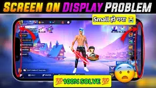 Free fire Max mein Screen chhota Dikhata hai || How to Solve notch screen Problem in Free fire