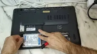 Acer Aspire 5750 - HDD upgrade to SSD (SATA III) - SanDisk Z400s 256 GB SSD