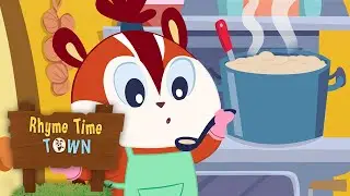 PEASE PORRIDGE HOT | Rhyme Time Town Nursery Rhymes | DreamWorks Jr
