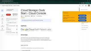 Cloud Storage Qwik Start - Cloud Console | GSP073 (100% Working Solution)