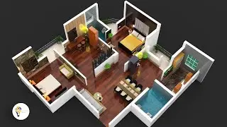3D interior design home plan // 3D home plan// home design 3d house plan