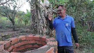 CONSTRUINDO UMA BASE PARA A CAIXA D'ÁGUA