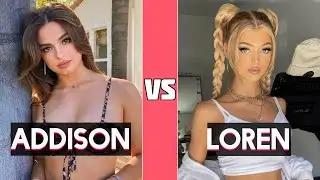 Addison Rae VS Loren Gray TikTok Dance Battle