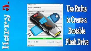 Rufus to Create a Bootable Flash Drive