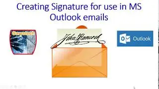 Create Email Signature for use in MS Outlook