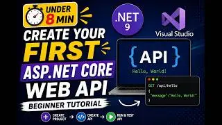 Create Your First ASP NET Core Web API in Visual Studio Beginner Tutorial in Under 8 Minutes