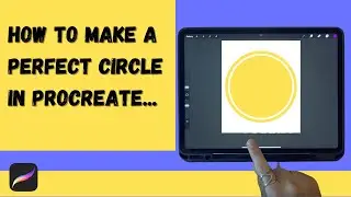 How to make a perfect circle in Procreate