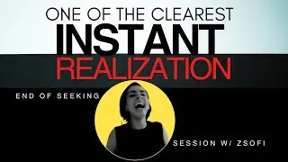One of the clearest instant realization!  head popping session w/ Zsofi #nonduality