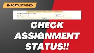 IGNOU June 2024 Assignment Status | Check Now | Mark Update