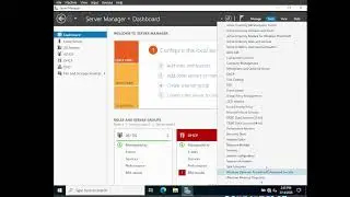 Using Server Manager on Windows Server 2022