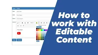How to use Editable Content Tool in WYSIWYG Web Builder 16