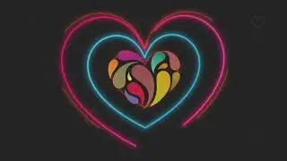 heart animation. Motion graphic
