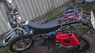 Багажник на мотоцикл для путешествий. Багажная система Yamaha TTR