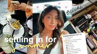 HOME VLOG: unpack & organize with me! + my summer bucket list 🌸