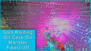 Ark - Solo Raiding Oil Cave on Monster Fibercraft I 4K