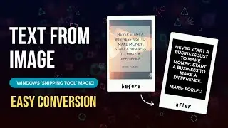 Convert Image Character to Text Using #Windows Snipping Tool - Digital Dynamo #ai #latest #aitools