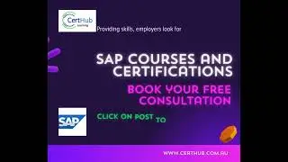 SAP Courses and Certifications - Exciting News for SAP Enthusiasts!
