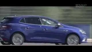 Новый Megane-4 GT на трассе в Ле Мане