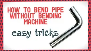 HOW TO BEND METAL  PIPE WITHOUT BENDING MACHINE #welder #sculpture #tools #metal #shorts #youtube