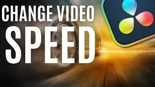 How to CHANGE Video Speed on Davinci Resolve in SECONDS!