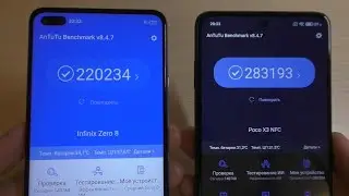 Xiaomi POCO X3 vs Infinix ZERO 8 Antutu Benchmark Test