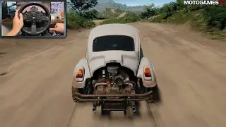 Test Drive Unlimited Solar Crown - 1972 Volkswagen Beetle Buggy | Thrustmaster T300RS Gameplay