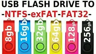 Formatted USB flash drive to exFat, NTFS, FAT32 via AOMEI Partition Assistant fat32 to NTFS exFat...